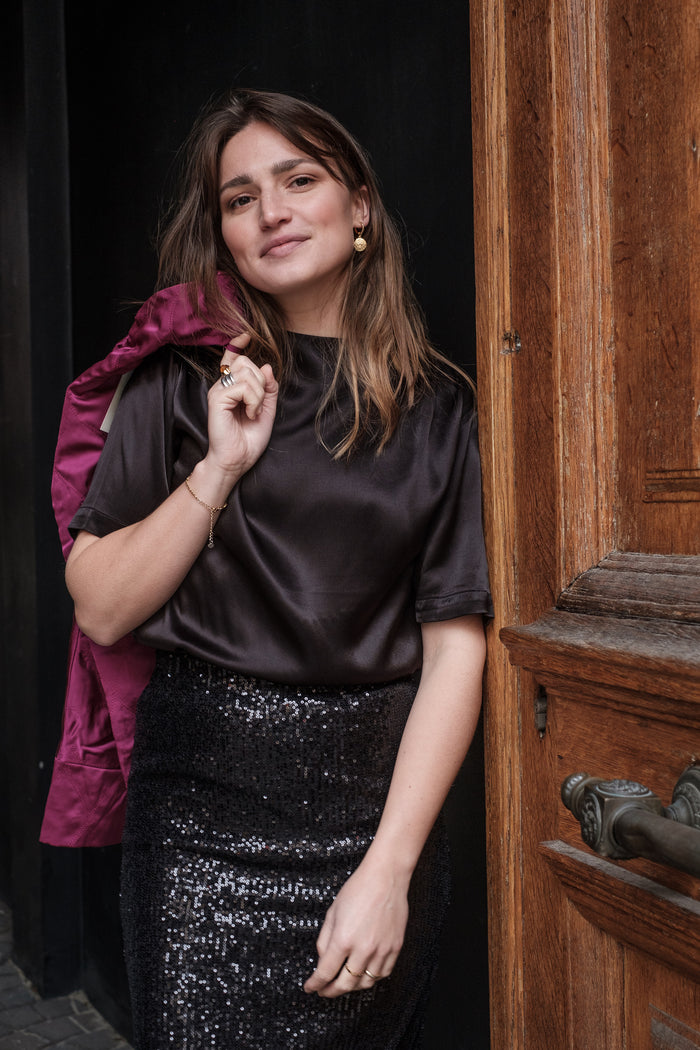 Blouse Seleena - zwart