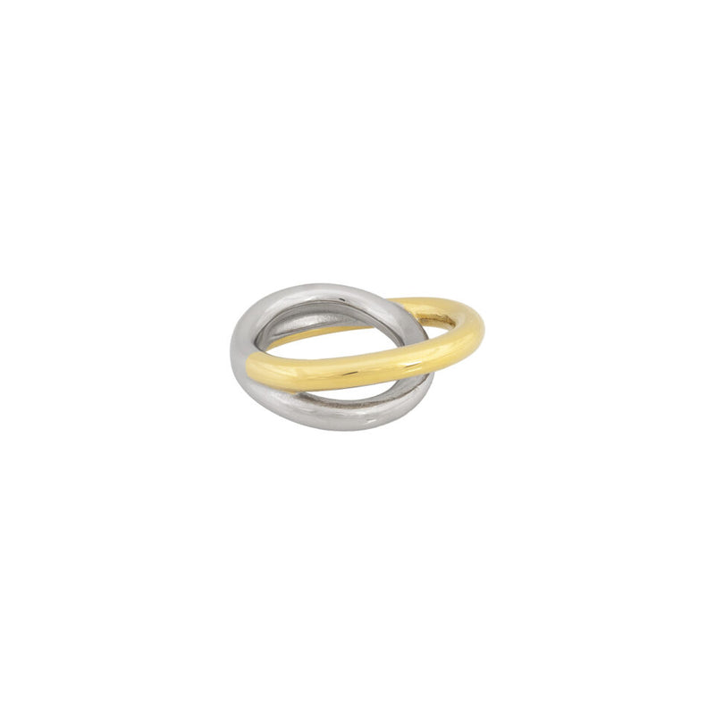Ring Twotone - goud/zilver