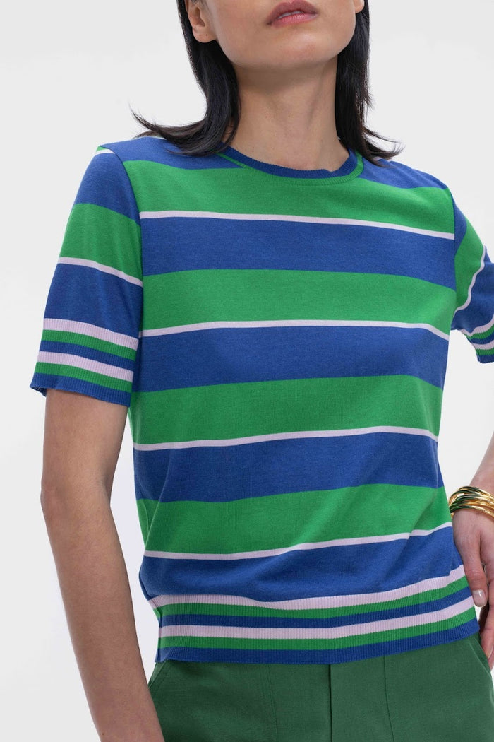 T-shirt Vitexstripe - groen