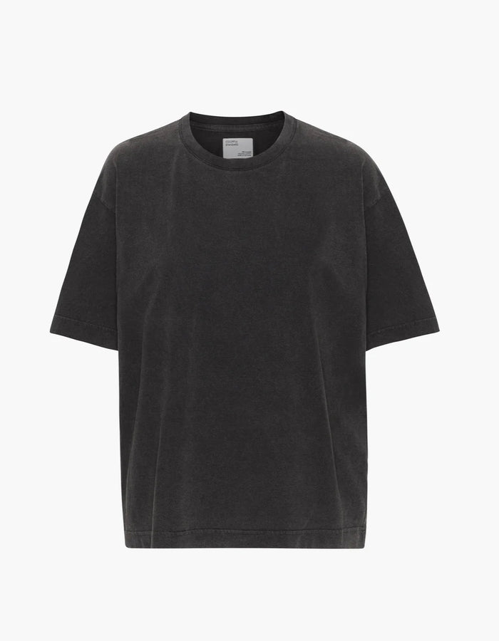 T-shirt Oversized Organic - faded black