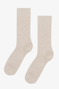 Sokken Classic Organic - ivory white