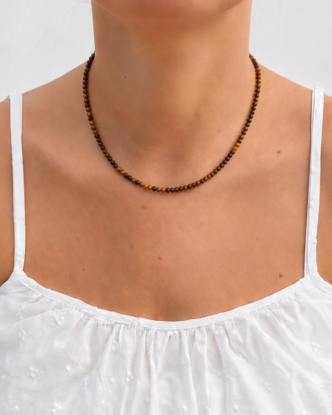 Ketting Luna - tiger eye