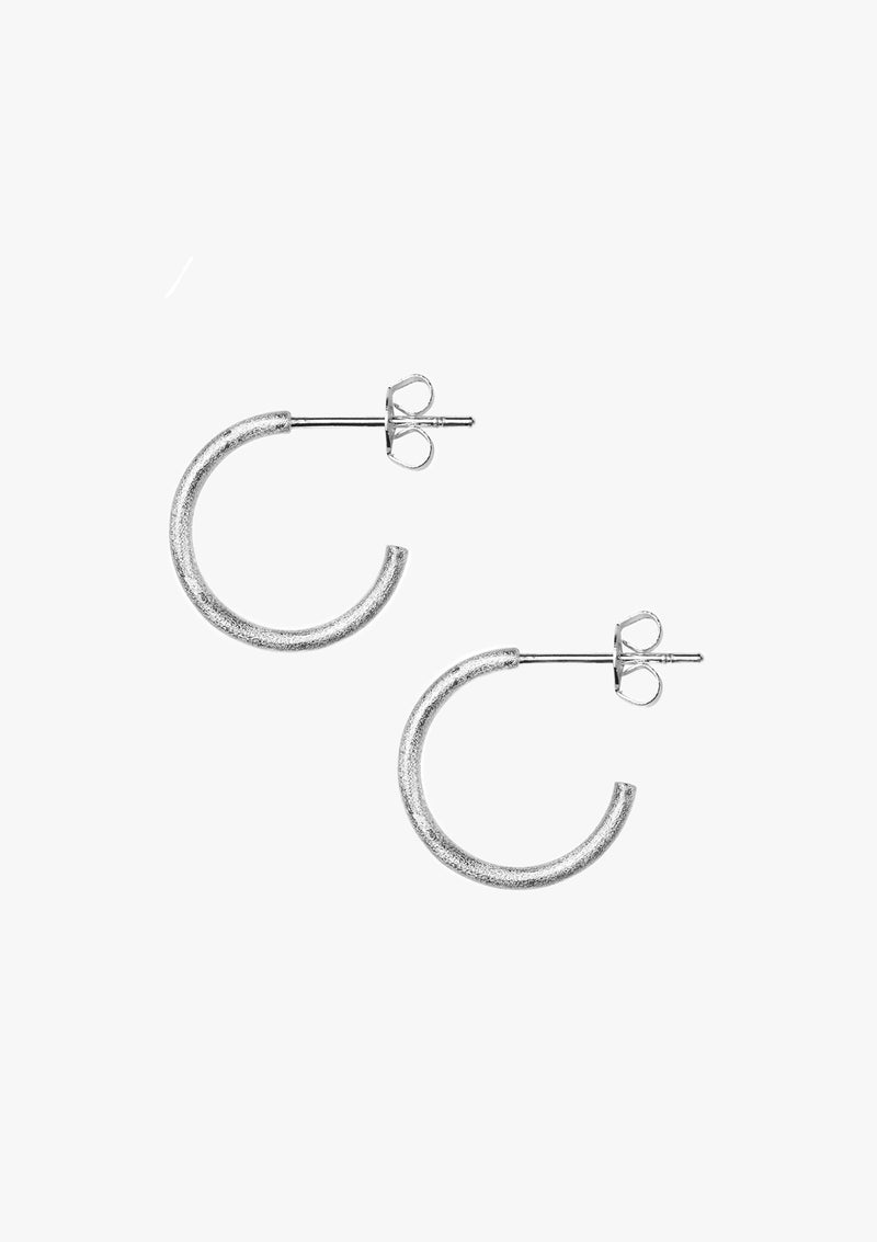 Oorstekers Non Hoops Small Pair - zilver