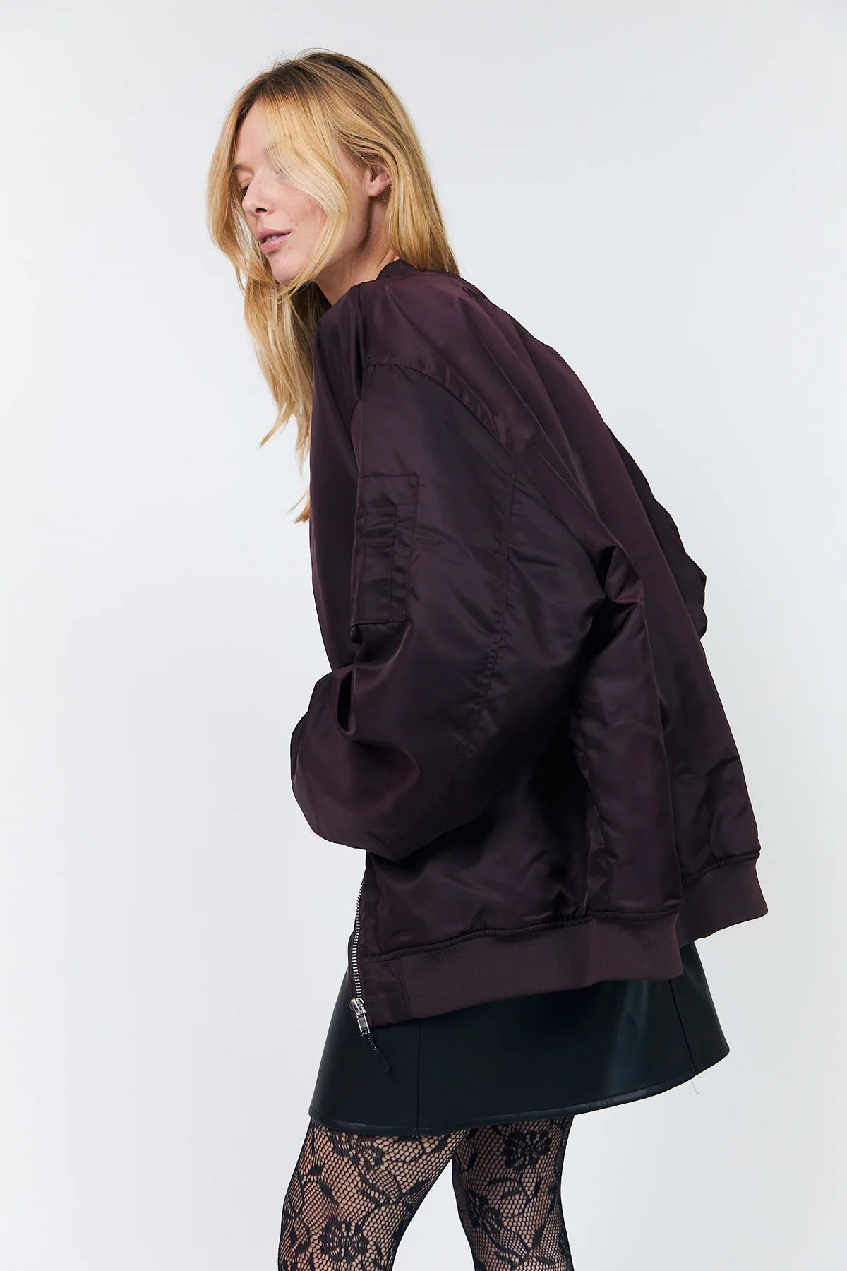 Jas Lila Bomber - bordeaux