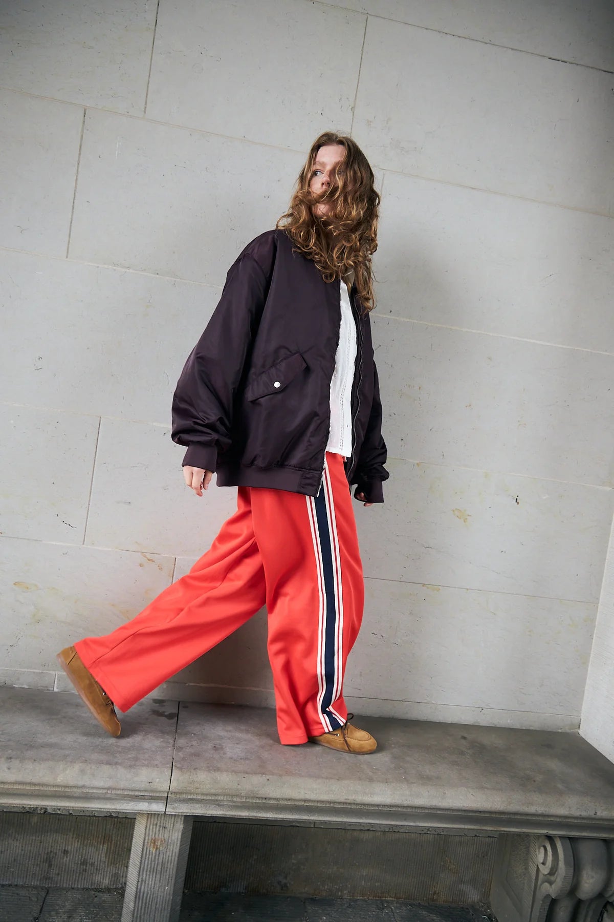 Jas Lila Bomber - bordeaux