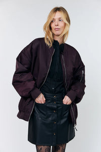 Jas Lila Bomber - bordeaux