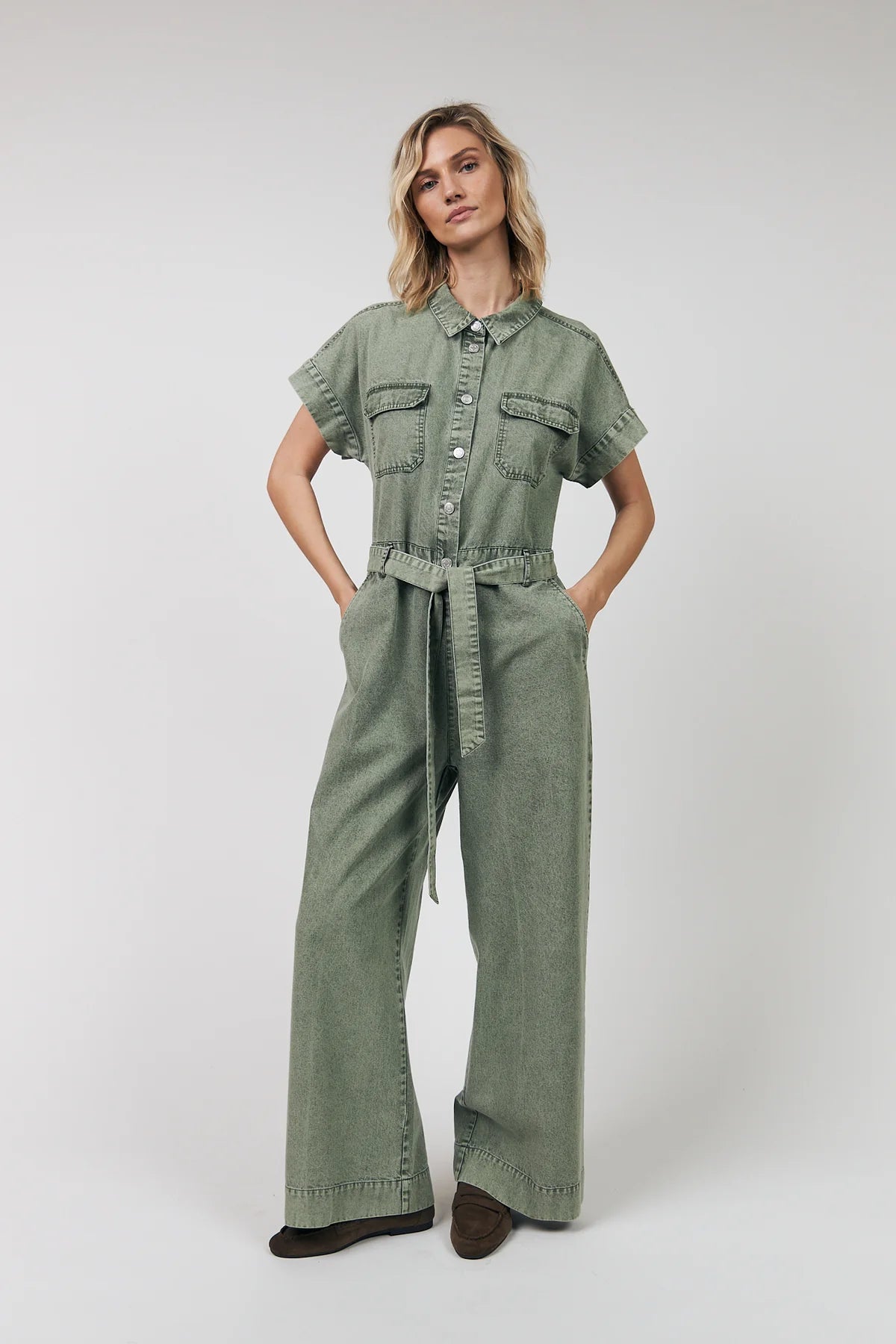 Jumpsuit Mathlide - Dusty Green
