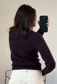 Trui Milla Zipper - bordeaux
