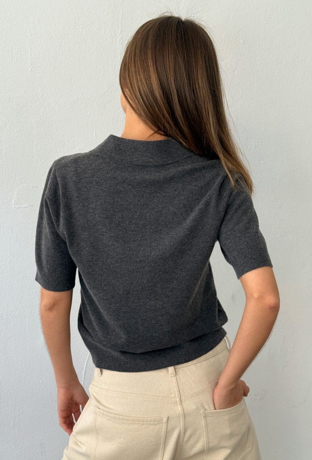 Polo Mynthe - dark grey melange