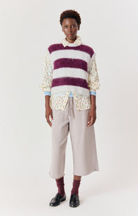 Debardeur Niby - rayures cranberry