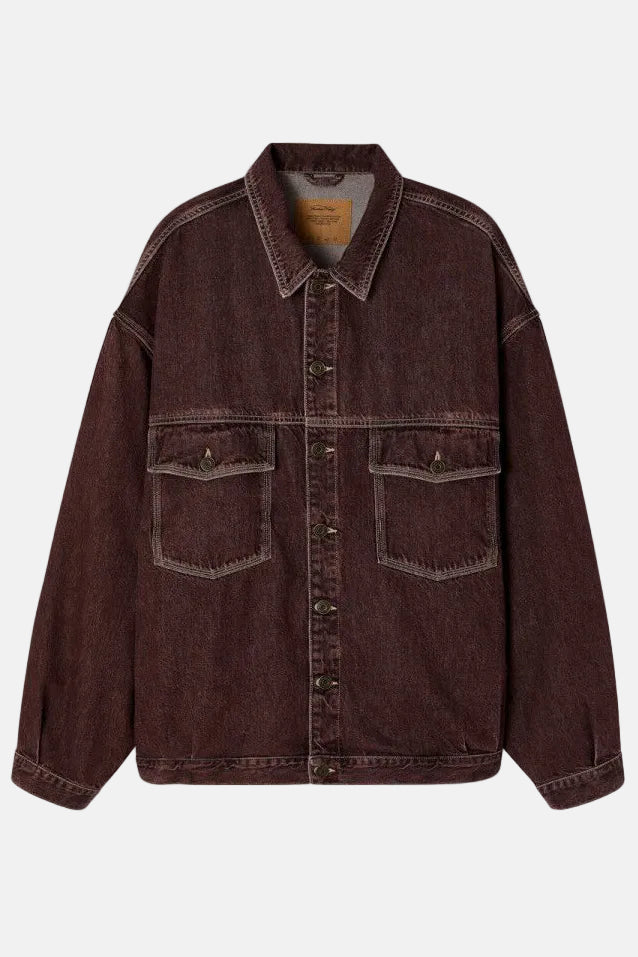 Jeans vest oshow - raisin