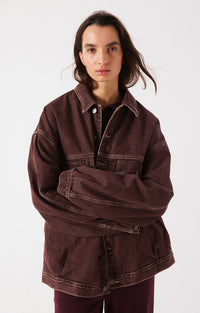 Jeans vest oshow - raisin