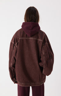 Jeans vest oshow - raisin