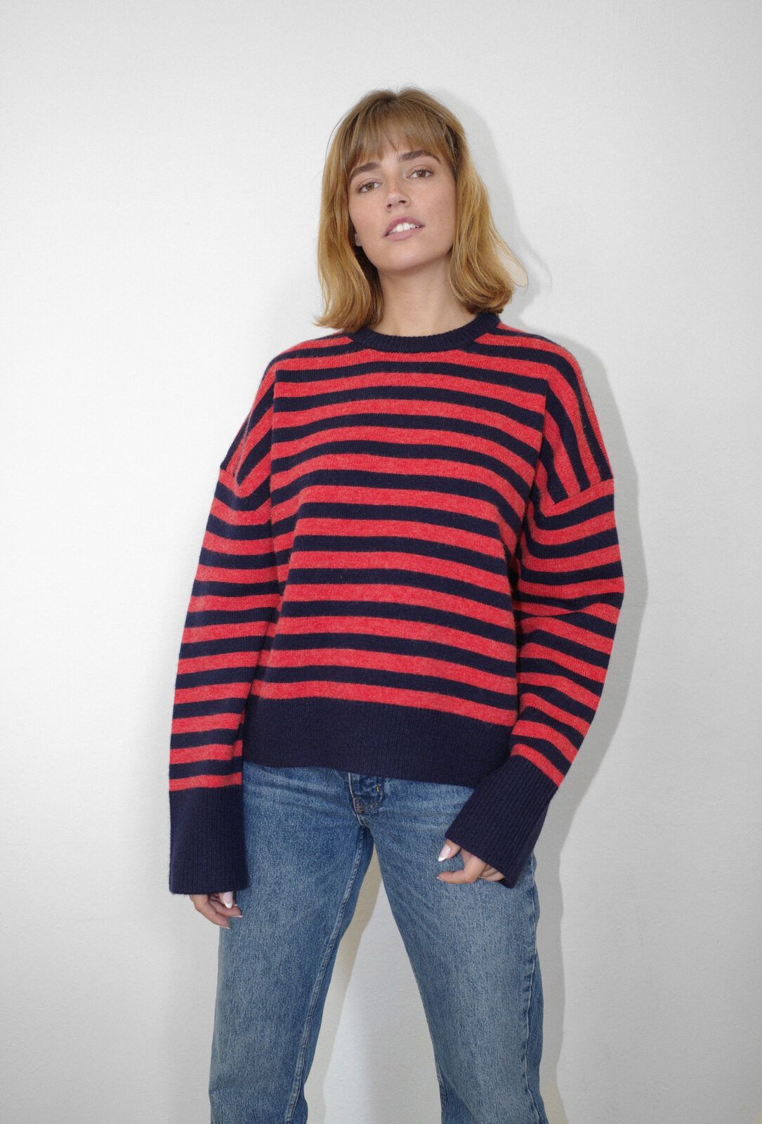 Trui Olol - navy/red