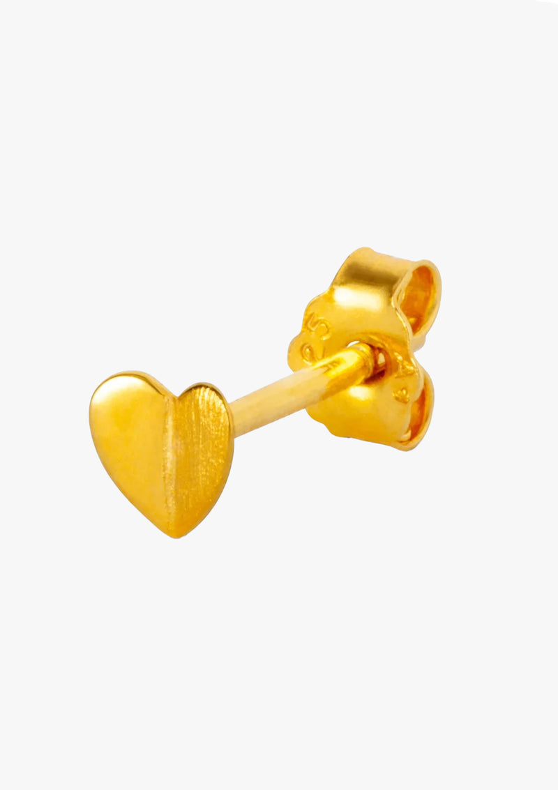 Oorstekers Heart Wings - goud