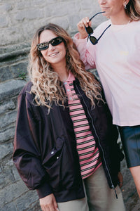 Jas Lila Bomber - bordeaux