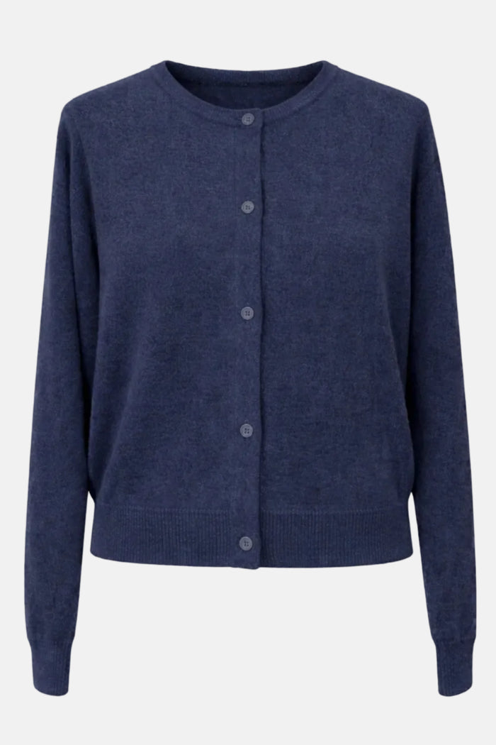 Vest Rowe Knit Cardigan - dark navy