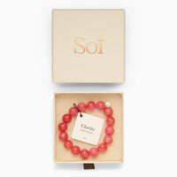 Armband Chunky Stretch - redstone quartz