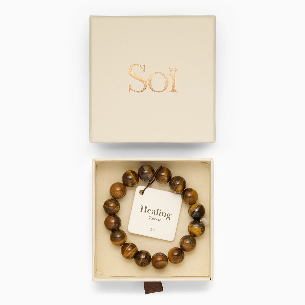 Armband Chunky Stretch - tiger eye