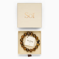 Armband Chunky Stretch - tiger eye
