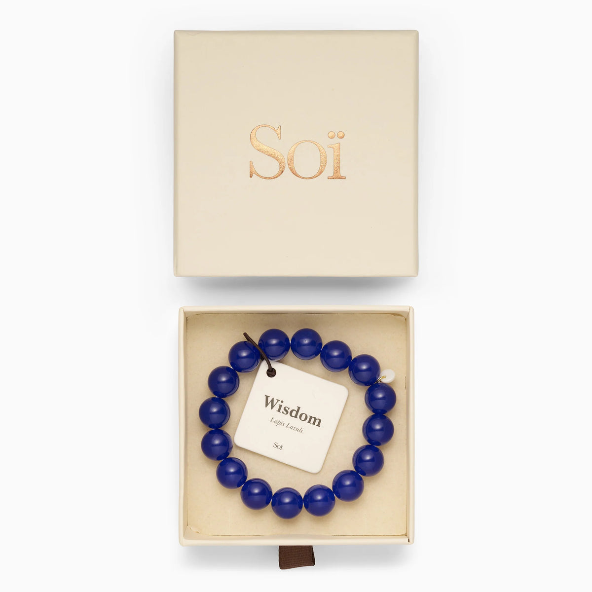 Armband Chunky Stretch - lapis lazuli