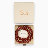 Ketting Faro - red jade