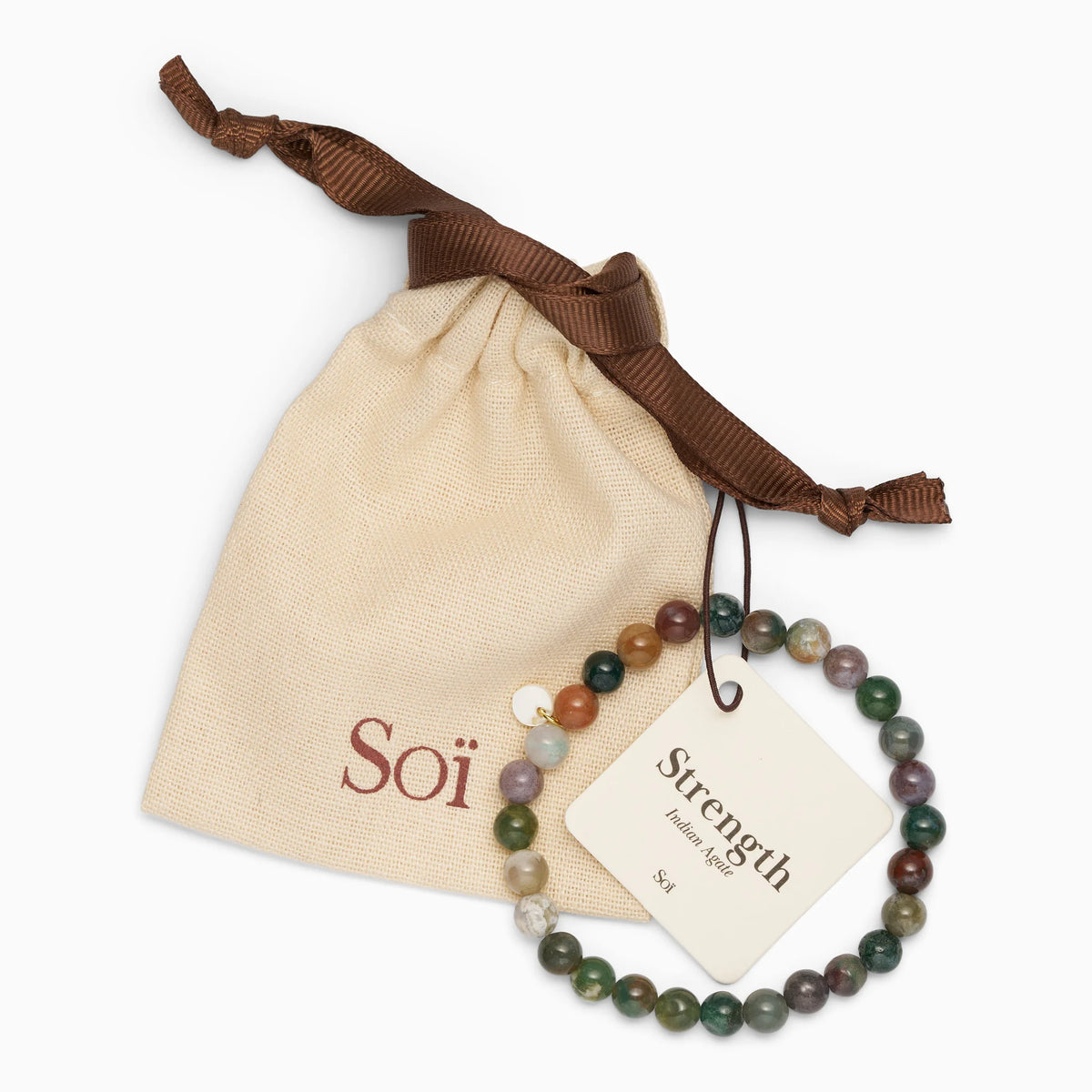 Armband Essential Stretch - indian agate