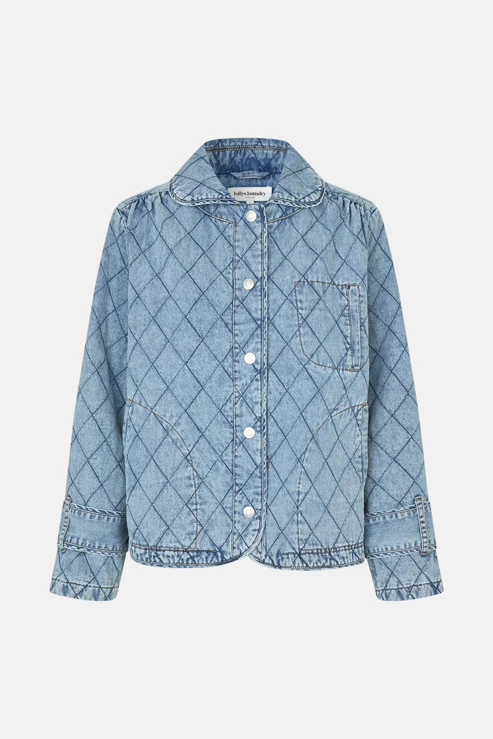 Jas Viola Quilted - washed denim