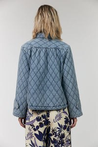 Jas Viola Quilted - washed denim