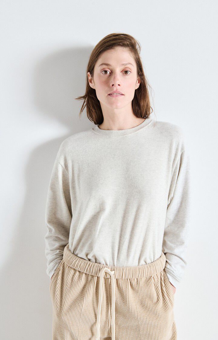 T-shirt longsleeve Ypawood - gris chine