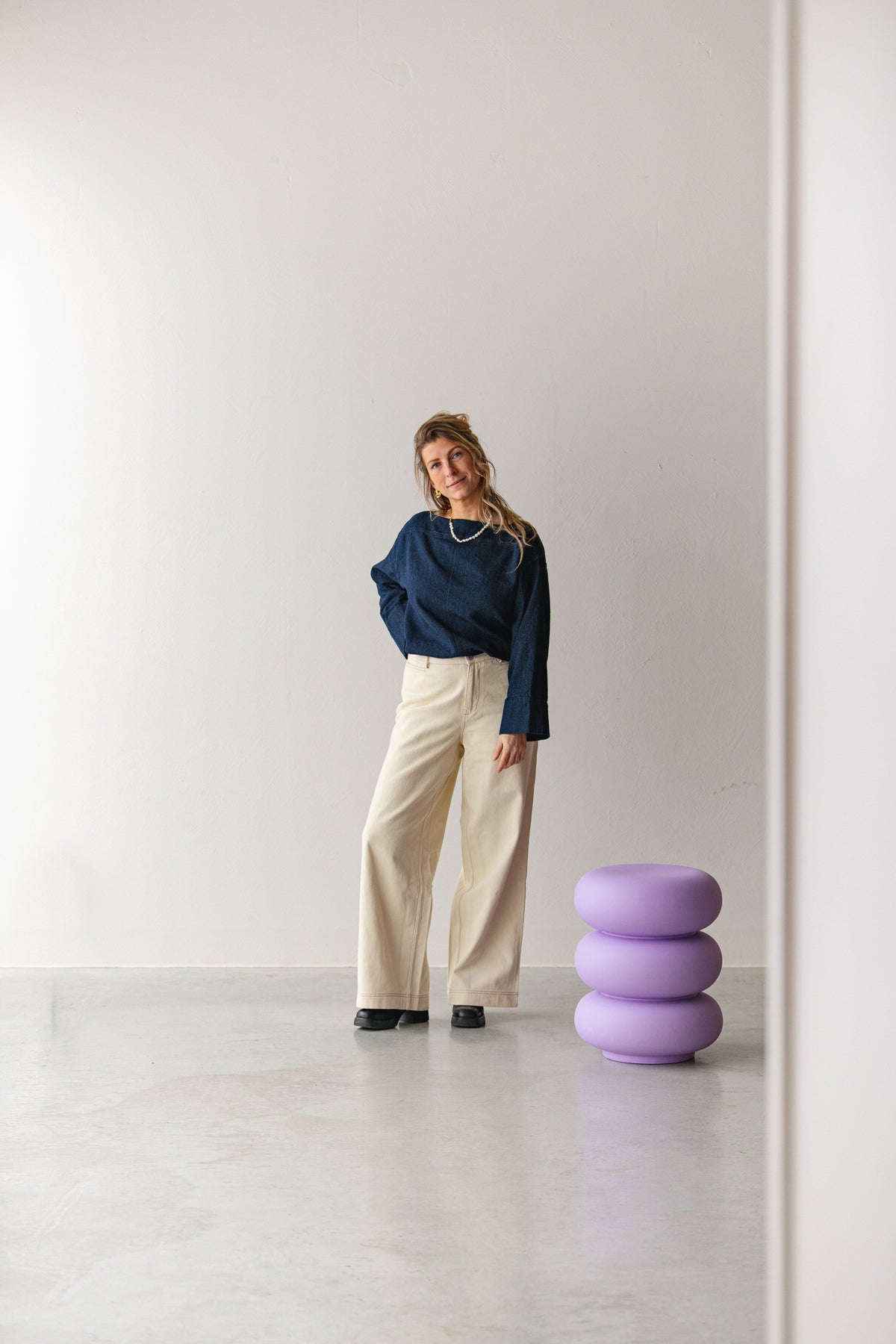 Broek Florida - crème