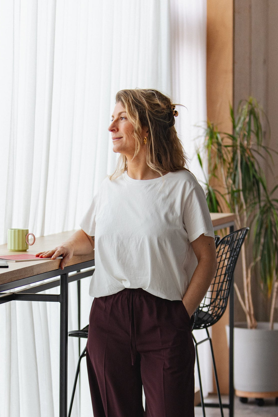 T-shirt Tuck In - off white