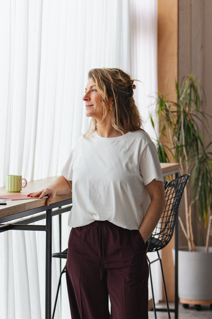 T-shirt Tuck In - off white