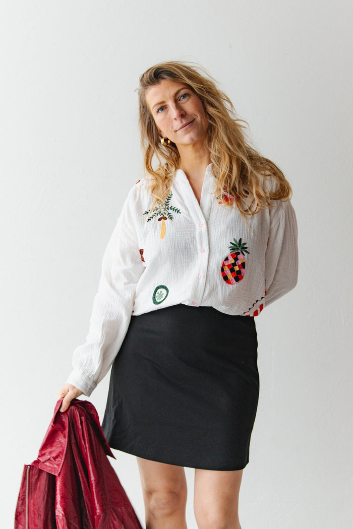 Blouse Scottie - crème