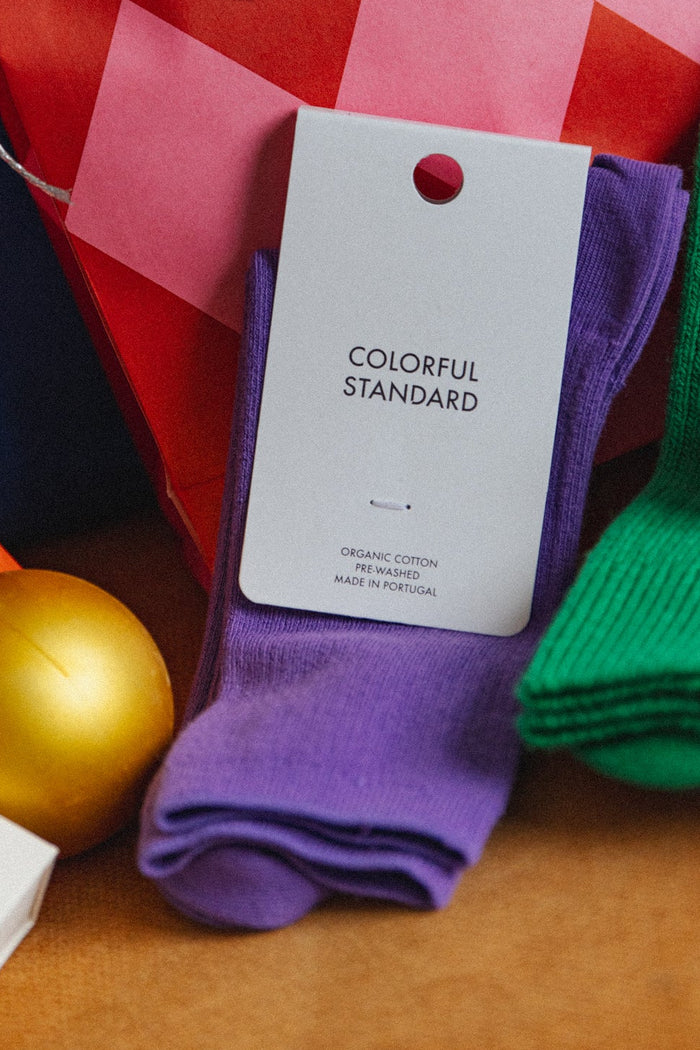 Sokken Classic Organic - ultra violet