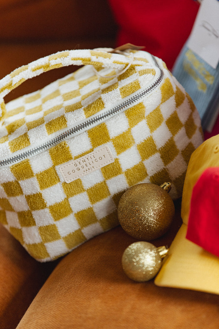 Toilettas Damier - Spons Oker