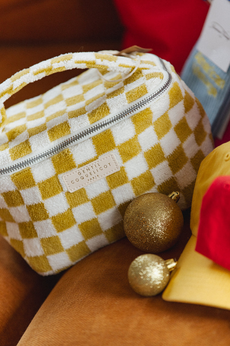 Toilettas Damier - Spons Oker