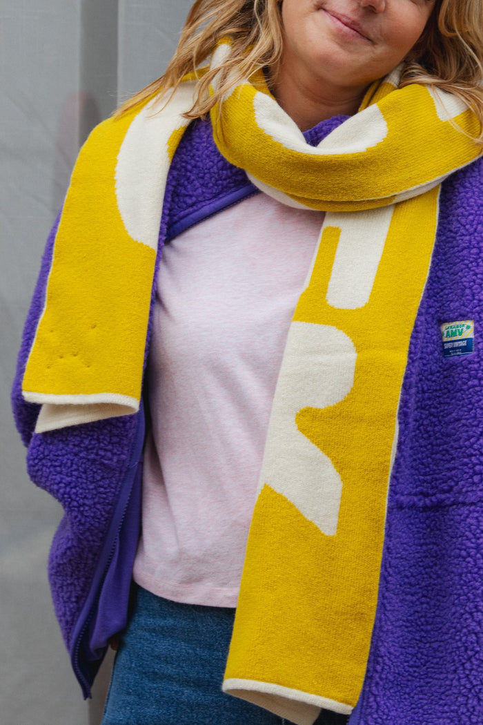 Sjaal Logoscarf - geel