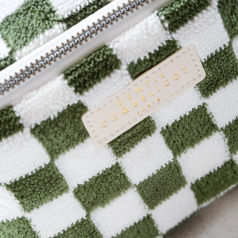 Toilettas Damier - Spons Khaki