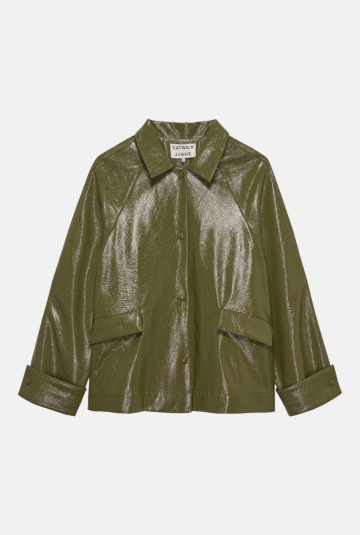 Jas Vegan Leather - olive branch