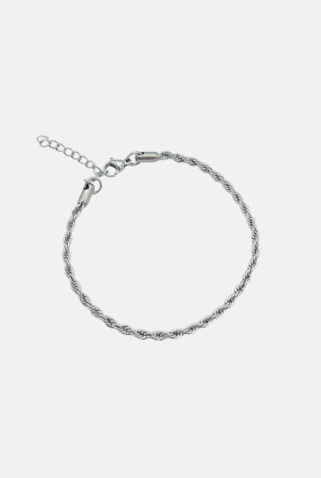 Armband One More Time - zilver