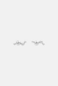 Oorstekers Dot Pin - zilver