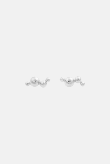 Oorstekers Dot Pin - zilver