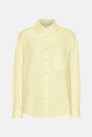 Blouse Linen Oversized - butter yellow