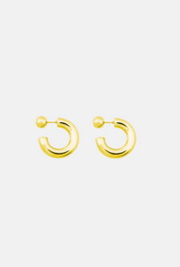 Oorstekers Hoop Dot - goud