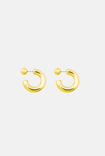 Oorstekers Hoop Dot - goud