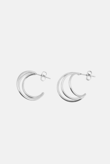 Oorstekers Wire - zilver