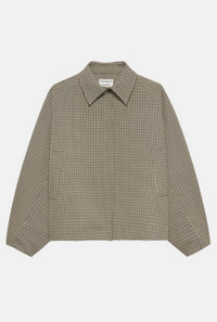 Jas Check Cape - brown
