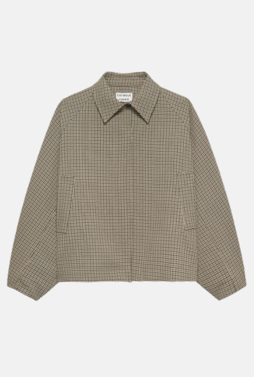 Jas Check Cape - brown