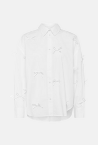 Joa Bow Shirt - White